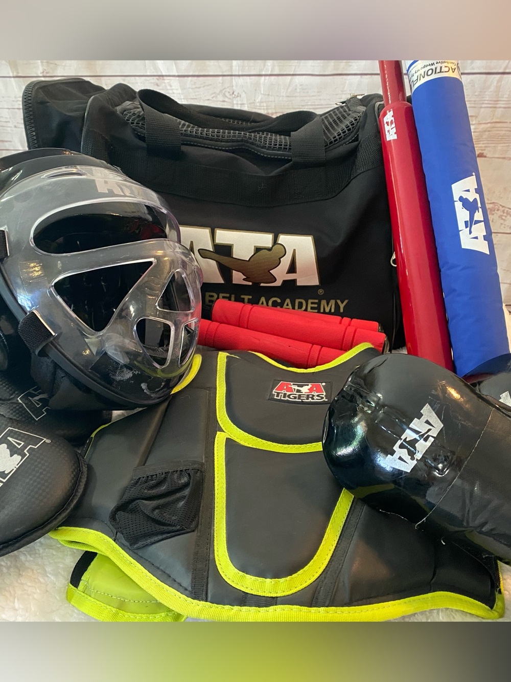 ATA Tigers Protective Chest Sparring gear.